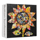 Button Sunflower Jigsaw Puzzles 1000 Pieces