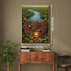 Biblioteca de bosque Rompecabezas 1000 piezas