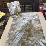 White Papercut Parrot Jigsaw Puzzle 1000 Pieces