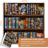 Books & Blooms Jigsaw Puzzles 1000 Piece