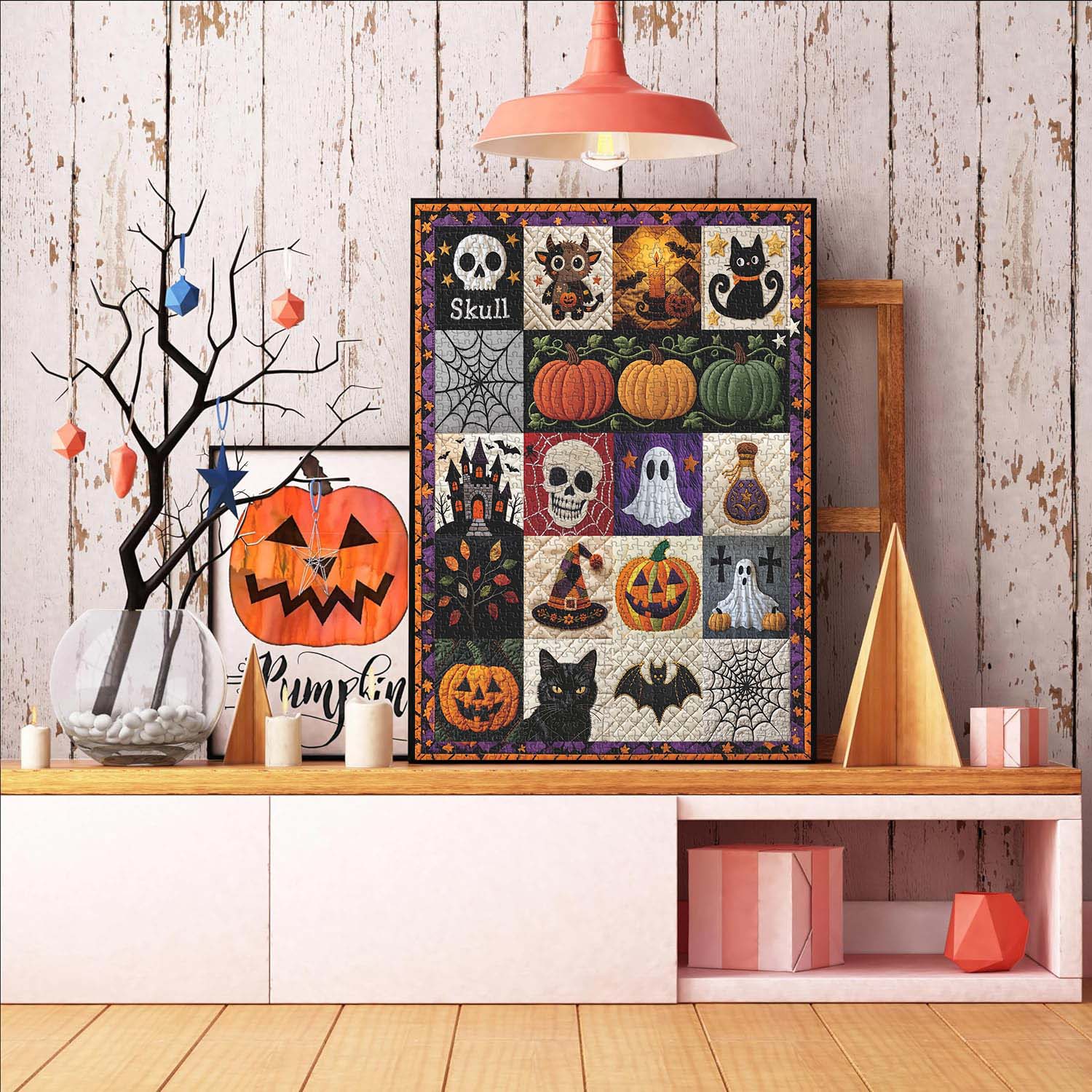 Halloween Collage Puzzle 1000 Teile