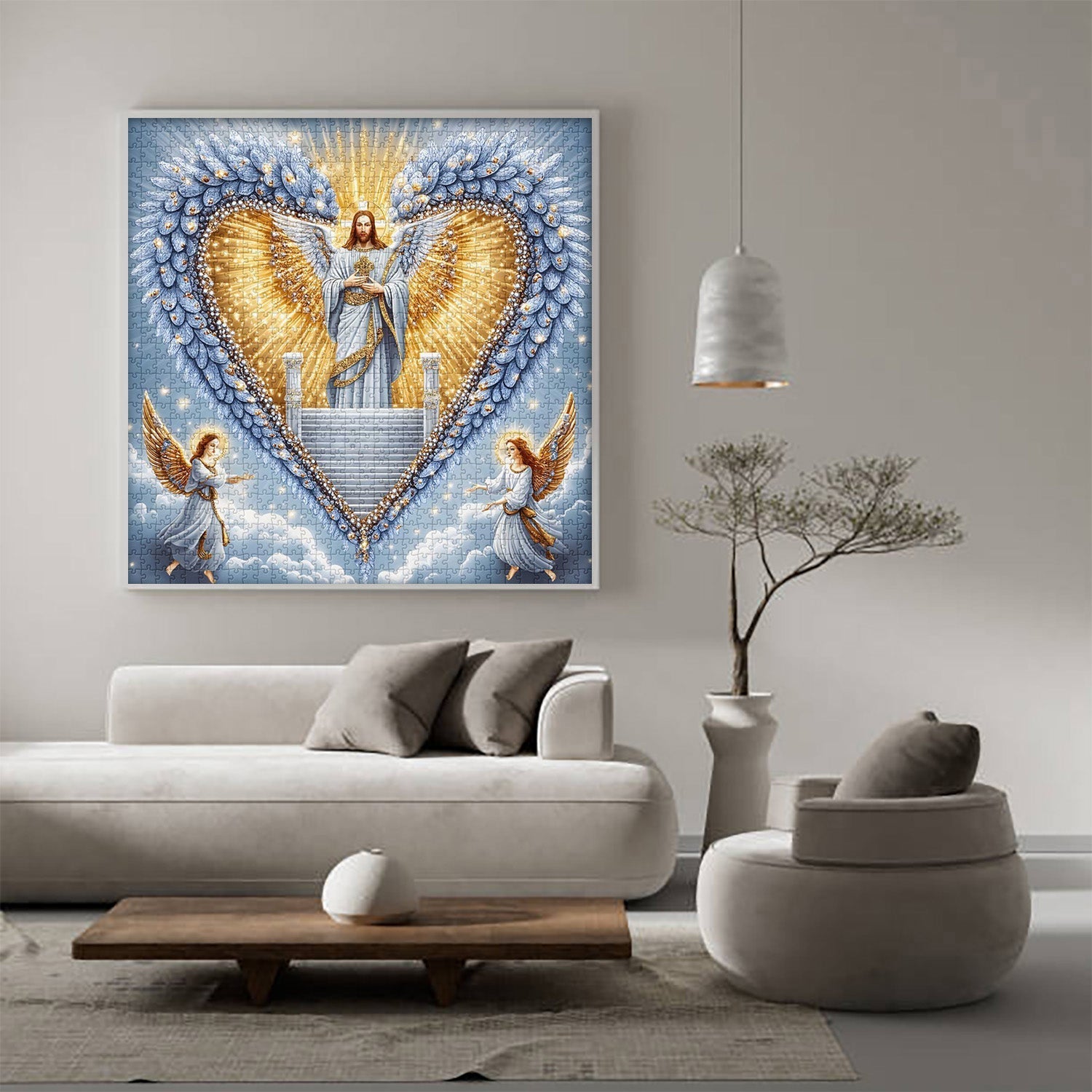 Divine Heart Radiance Jigsaw Puzzle 1000 Pieces