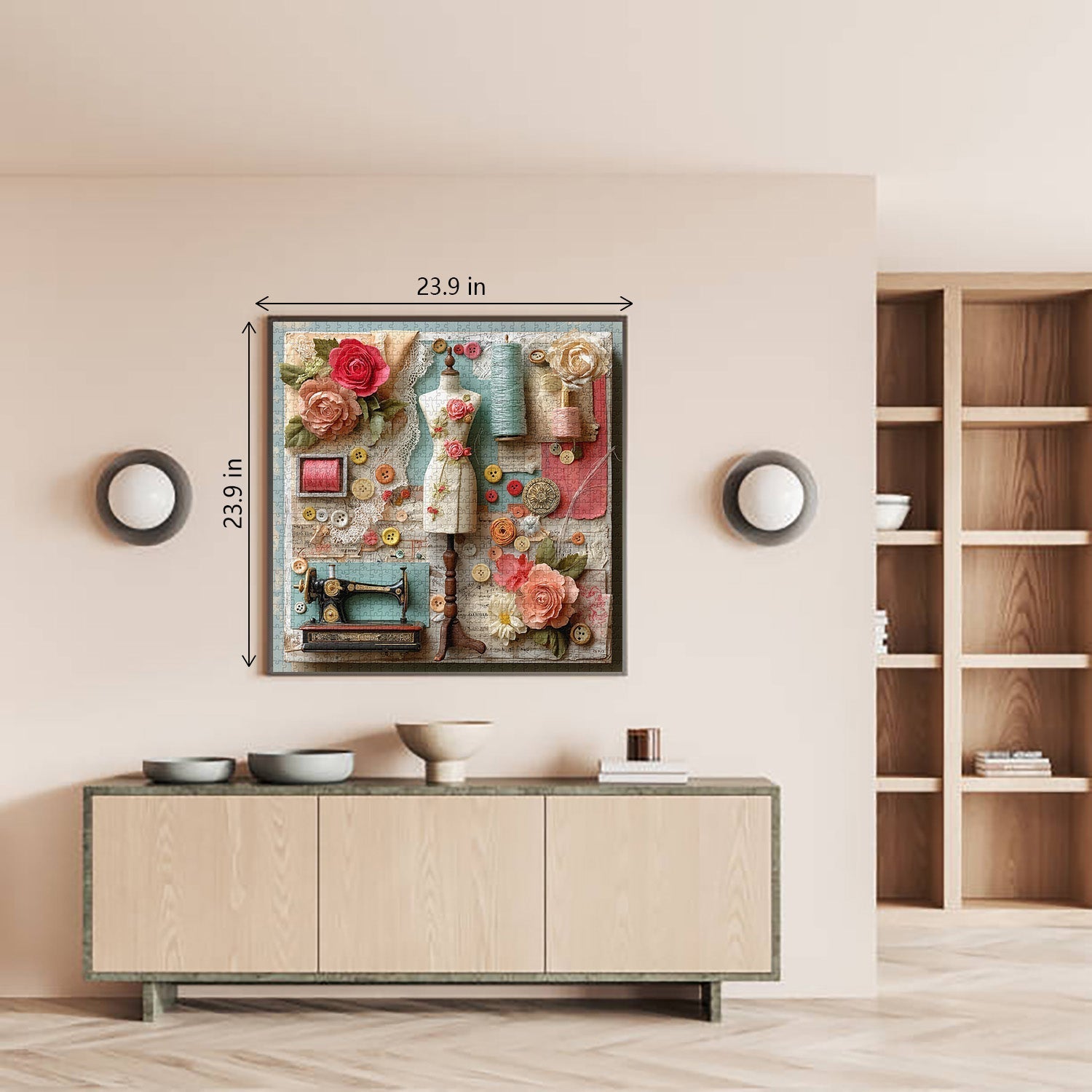 Floral Sewing Atelier Puzzle 1000 Teile