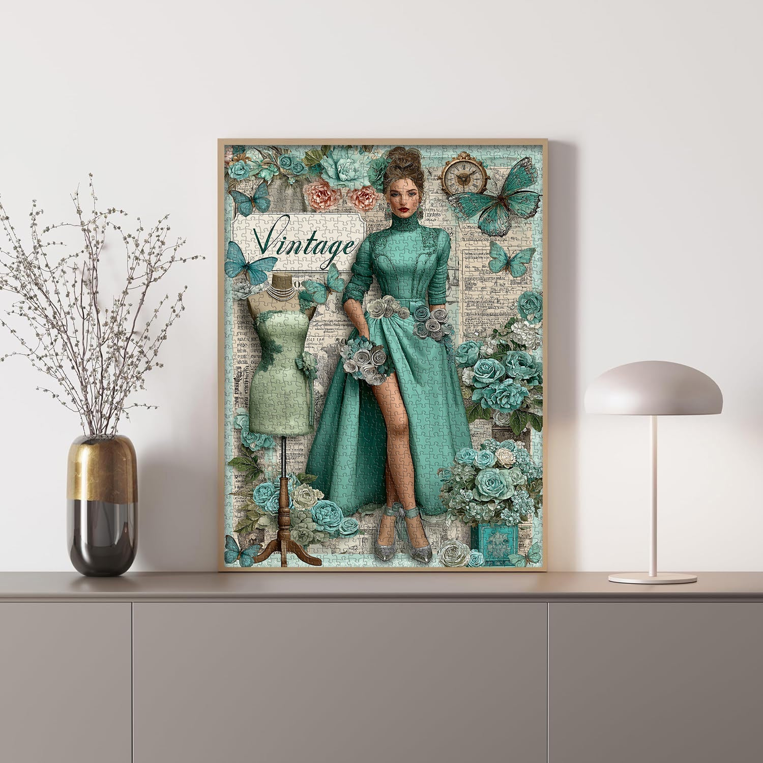 Vintage Elegance Jigsaw Puzzle 1000 Pieces