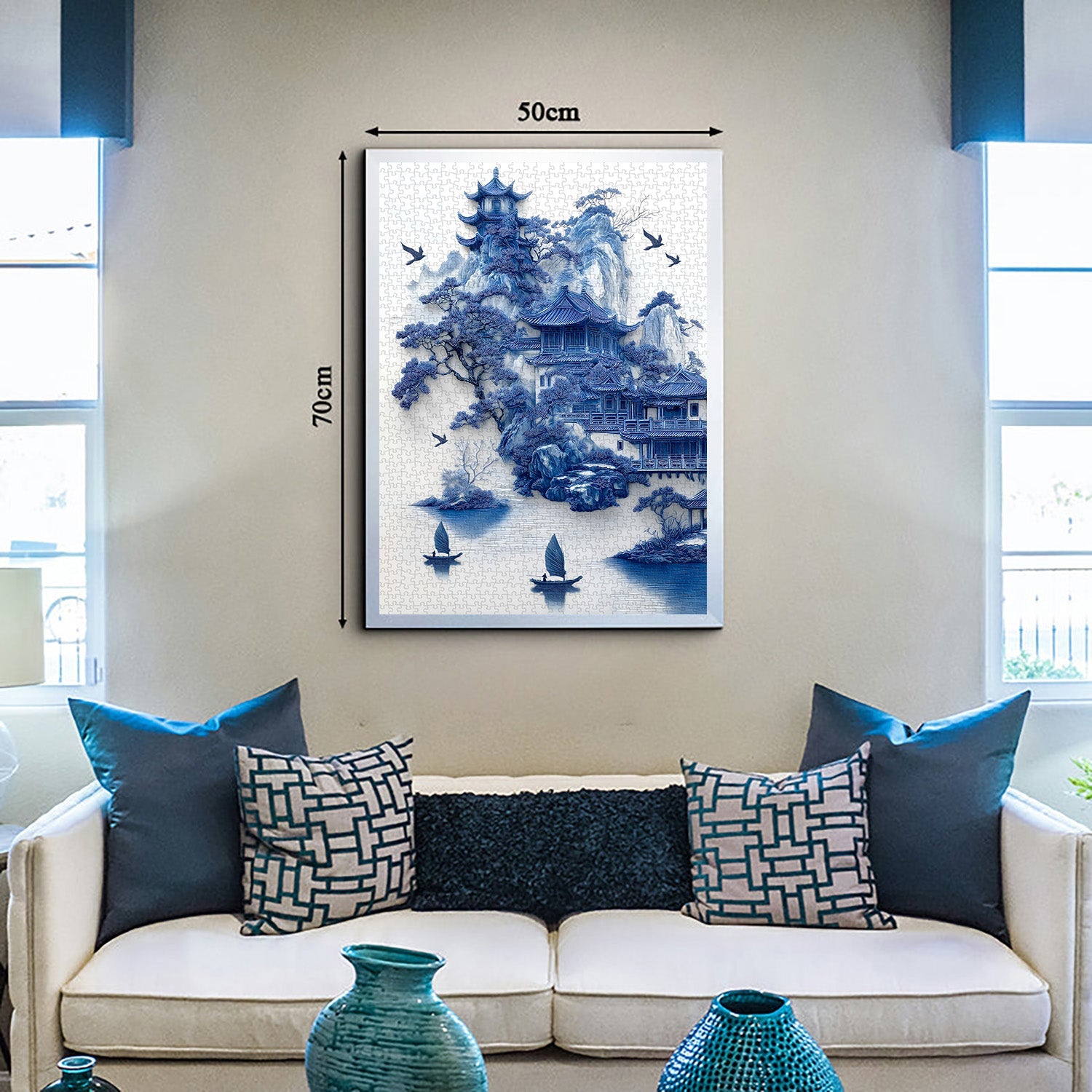 Blue Serenity Jigsaw Puzzle 1000 Pieces