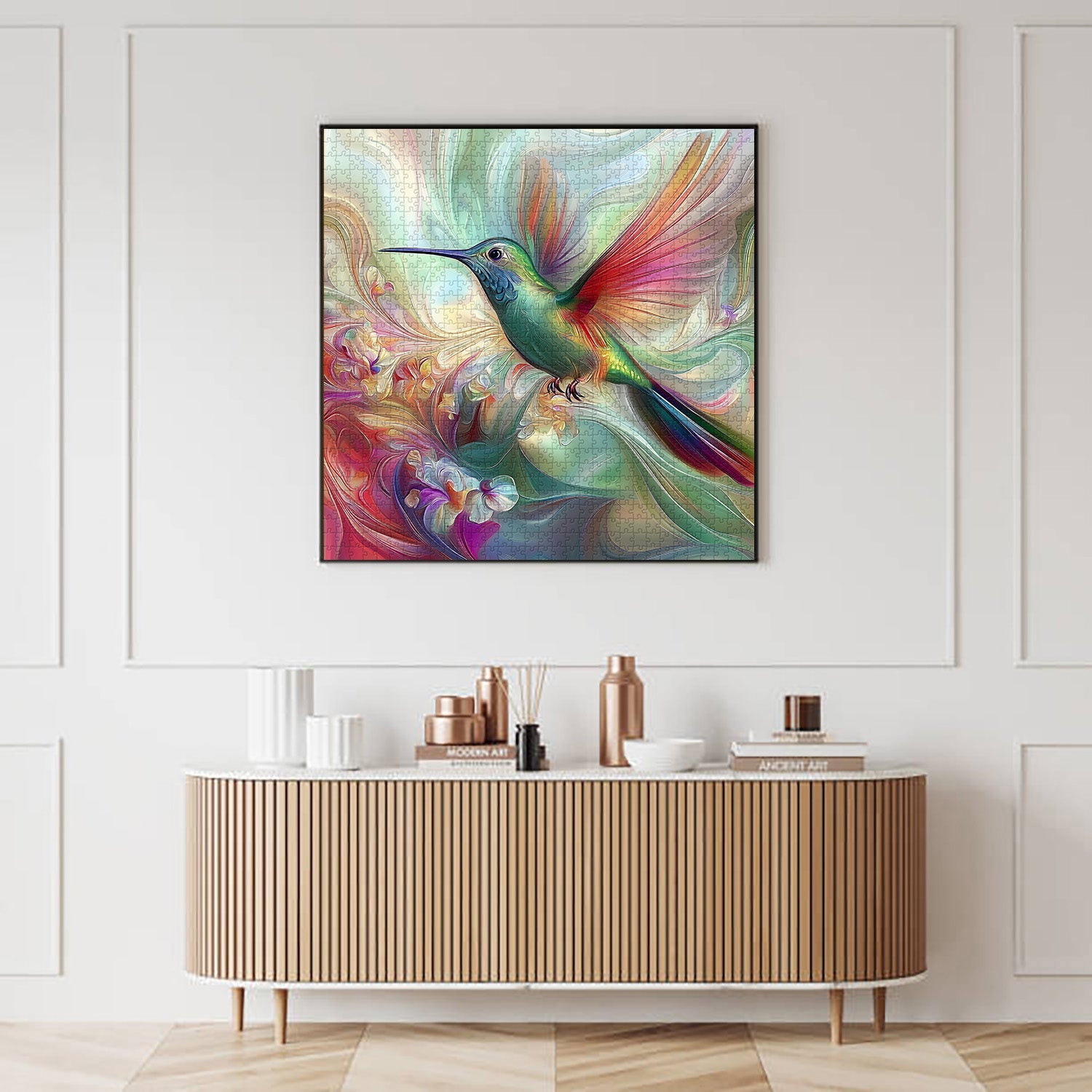 Artistic Hummingbird Jigsaw Puzzle 1000 Pieces