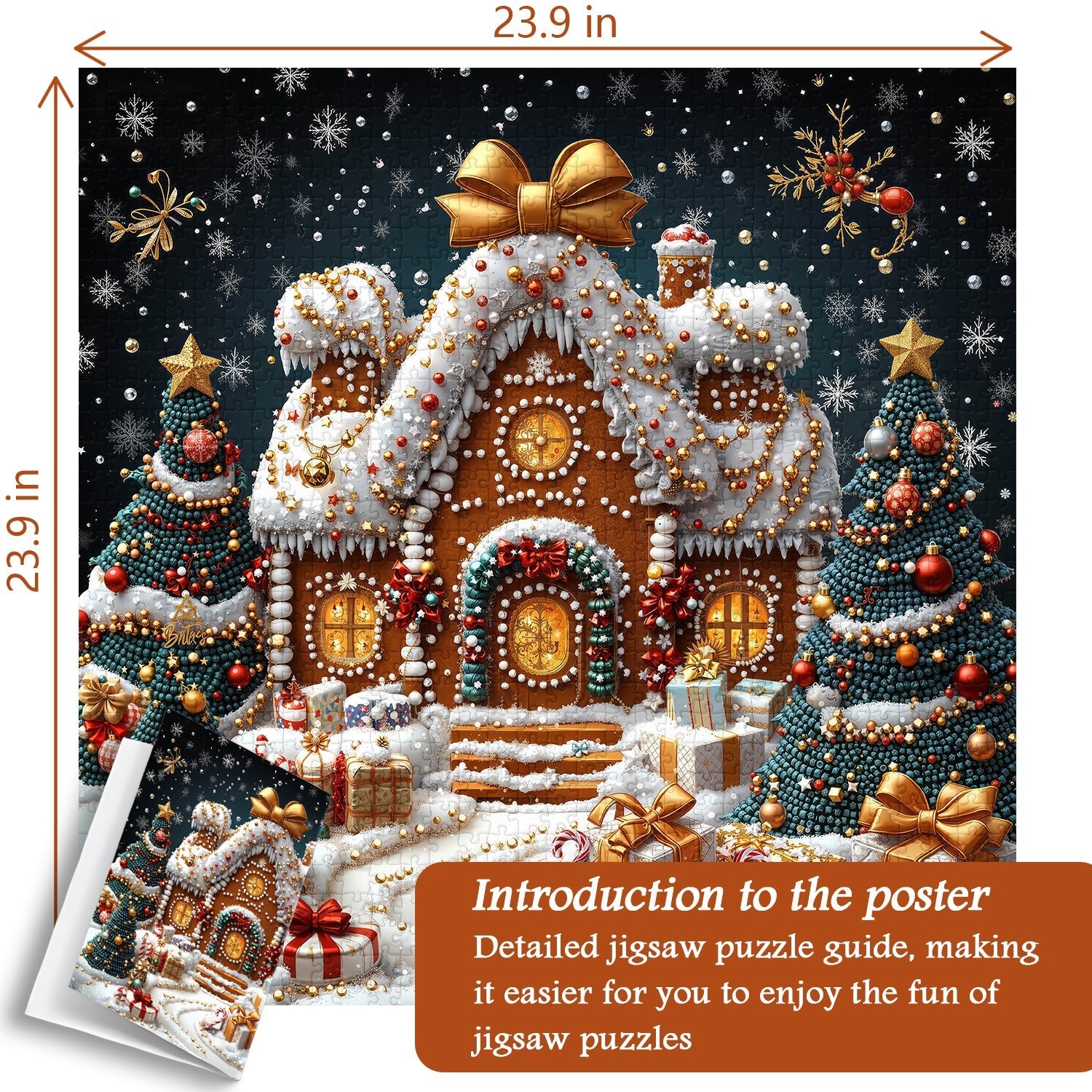 Enchanted Winter Village Jigsaw Puzzle 1000 Pieces