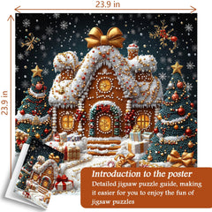 Enchanted Winter Village Jigsaw Puzzle 1000 Pieces