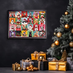 Weihnachtskatzen Jigsaw Puzzle 1000 Stücke