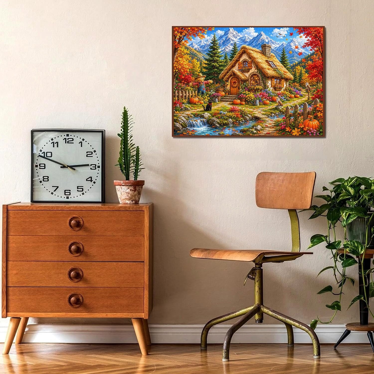 Puzzle Fall Pumpkin Cottage 1000 pezzi