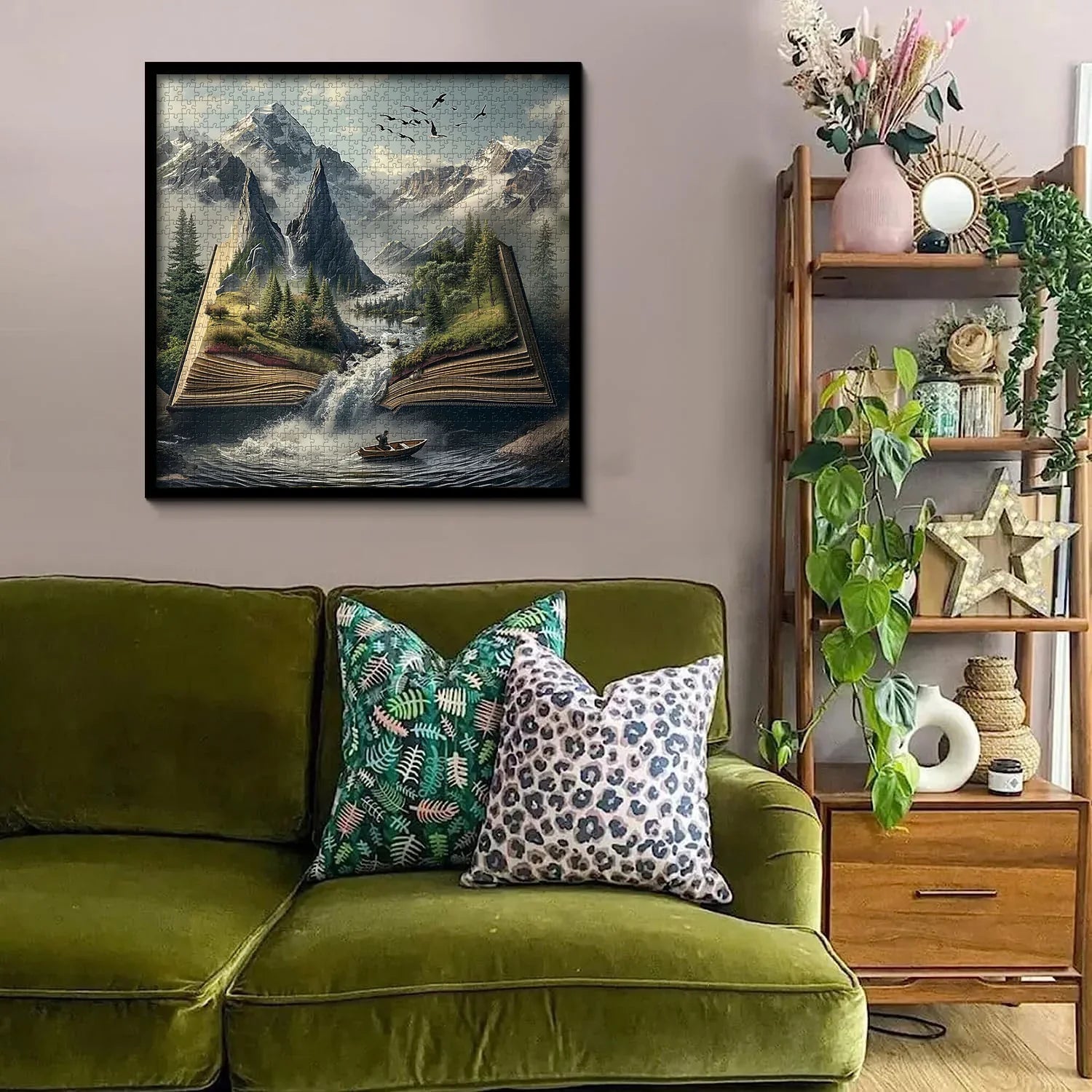 Montagne Nel Libro Puzzle 1000 Pezzi