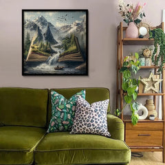 Montagne Nel Libro Puzzle 1000 Pezzi