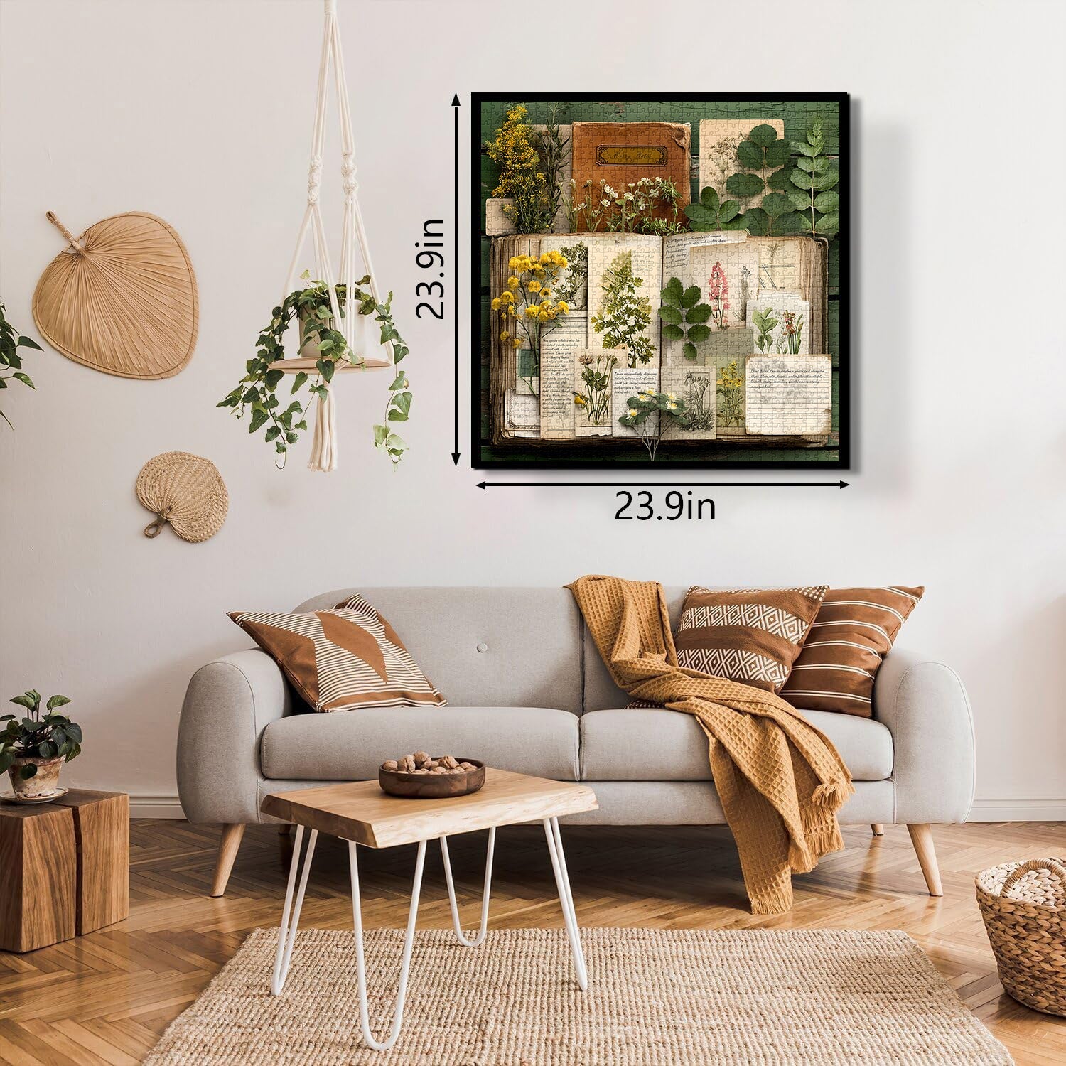 Rompecabezas de diario botánico vintage de 1000 piezas