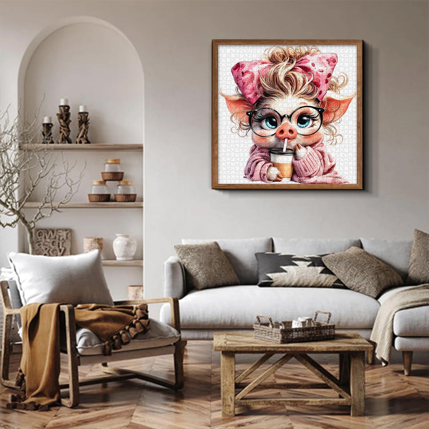 Piglet Coffee Break Jigsaw Puzzle 1000 Pieces