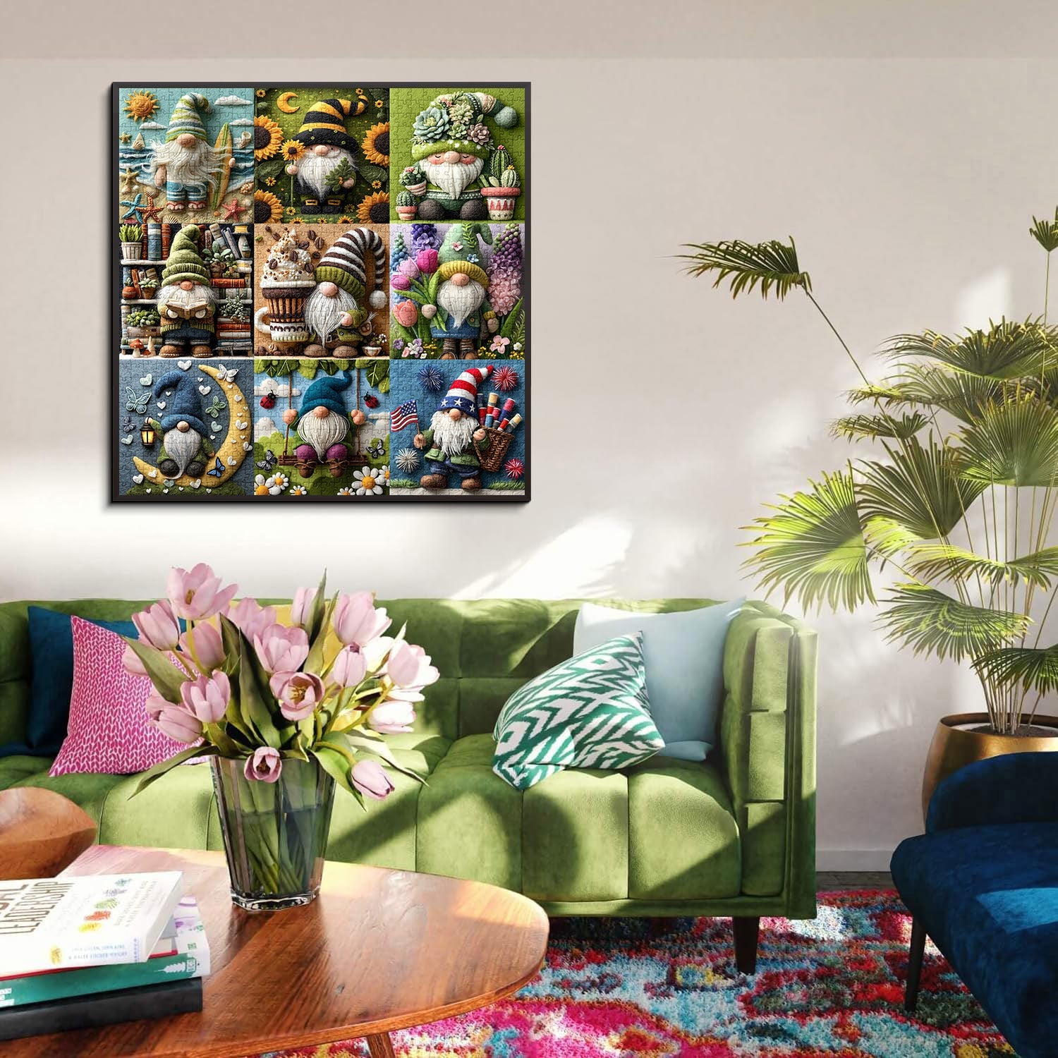 Puzzle de gnomo alegre, 1000 piezas