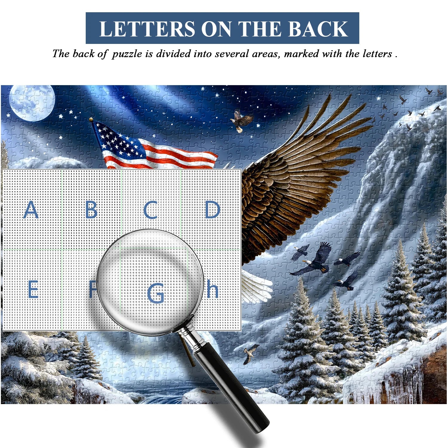Puzzle Ailes de la Liberté 1000 pièces