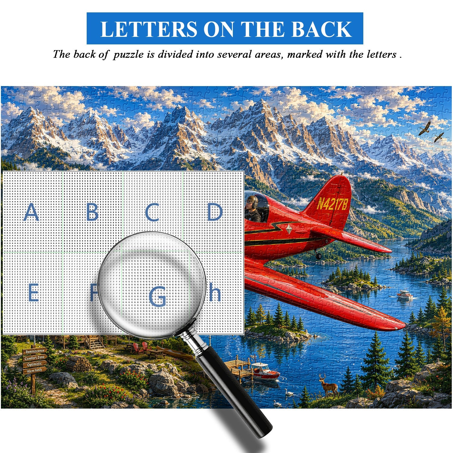 Mountain Sky Aviator Puzzle 1000 Teile