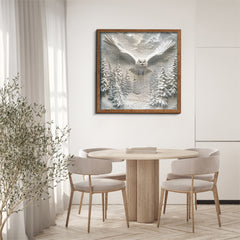 Puzzle Hibou dans la neige 1000 pièces