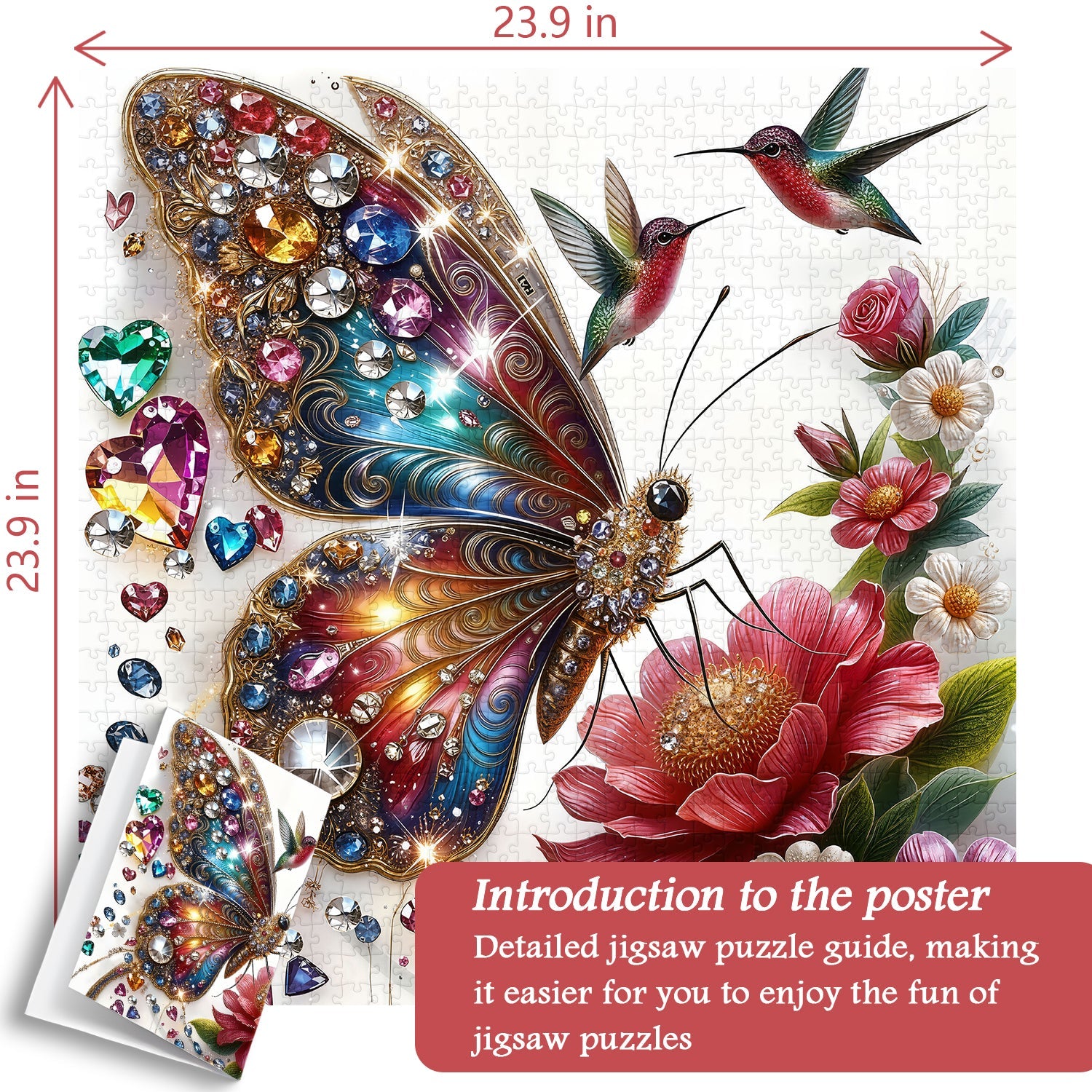 Jewelwing Symphony Jigsaw Puzzle 1000 Pieces