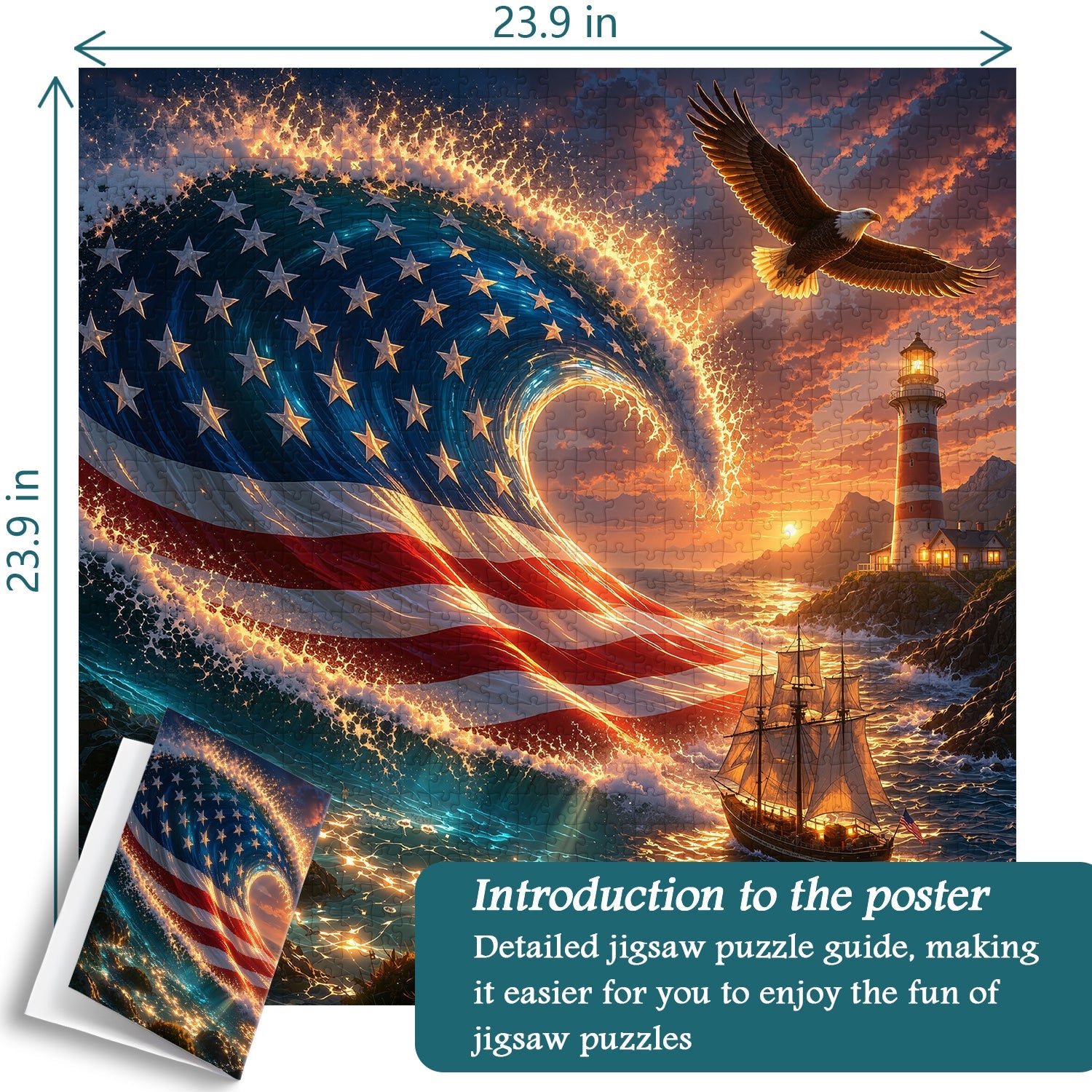 Puzzle Stelle e Libertà del Mare 1000 Pezzi