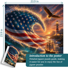 Puzzle Stelle e Libertà del Mare 1000 Pezzi