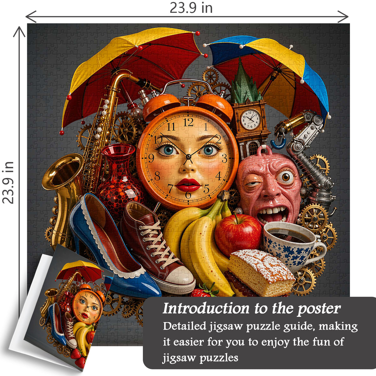 Colorful Chaos Jigsaw Puzzle 1000 Pieces