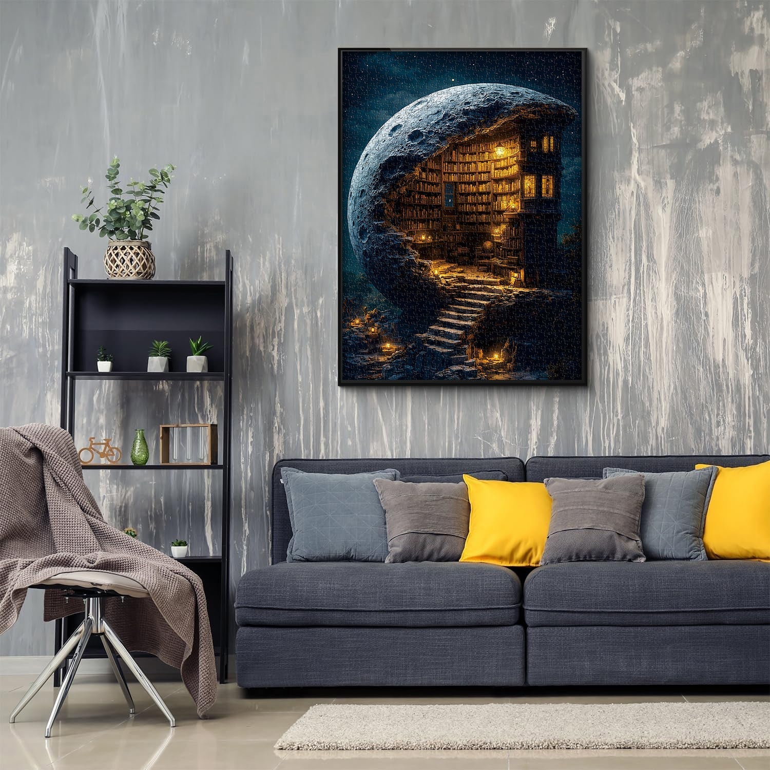 Moon Library Jigsaw Puzzle 1000 Pieces