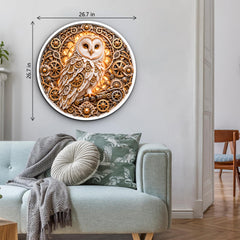 The Golden Gear Owl Jigsaw Puzzle 1000 Pieces