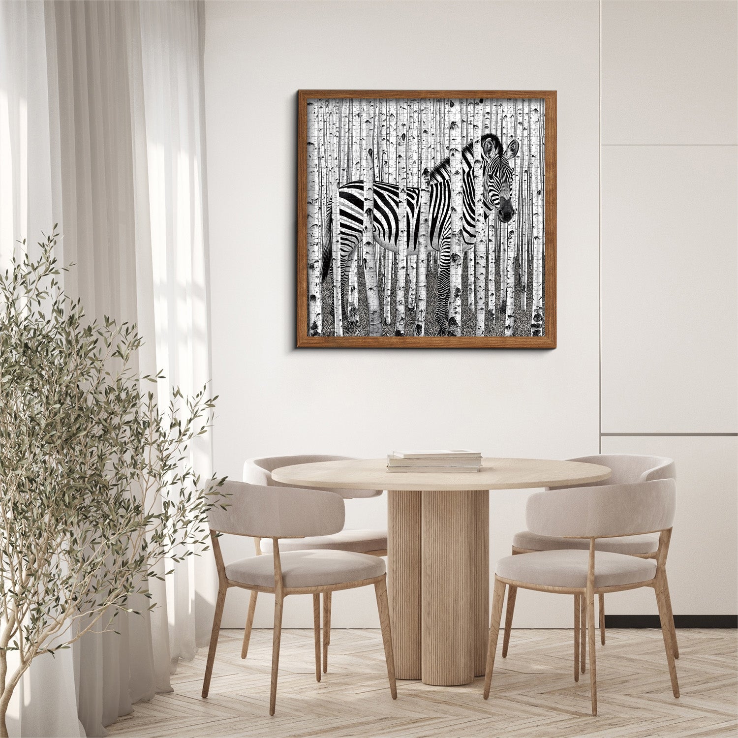 Zebra Forest Jigsaw Puzzle 1000 Pieces