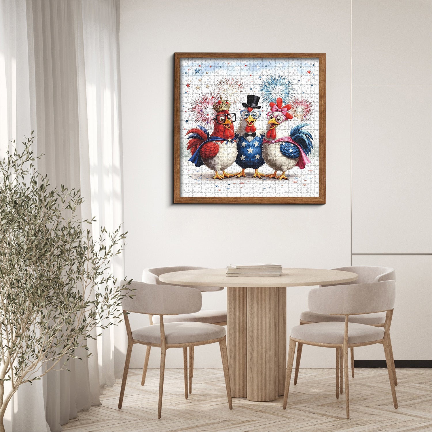 Rompecabezas de Pollos Alegres 1000 Piezas