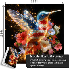 Freedom Hummingbird Jigsaw Puzzle 1000 Pieces