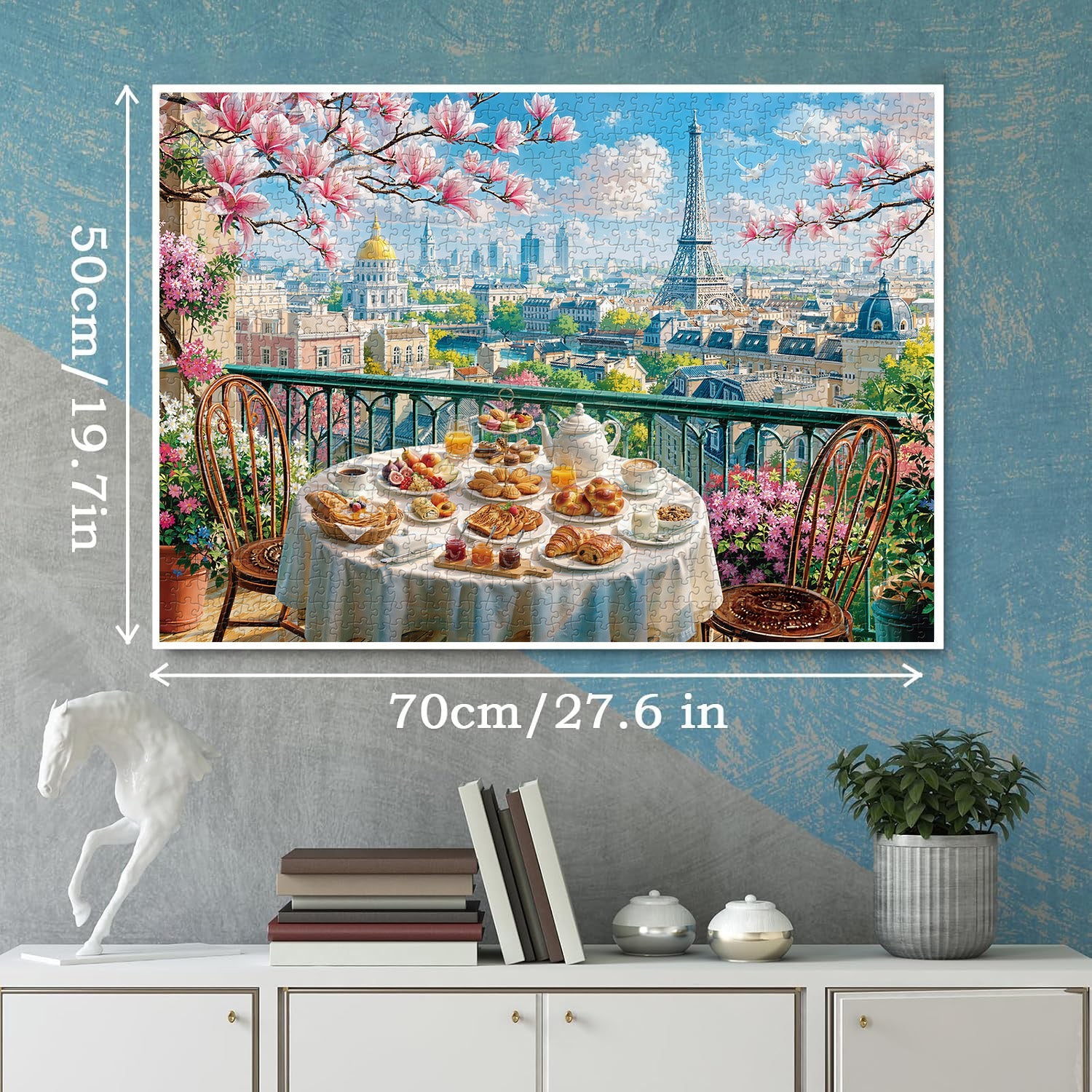 Breakfast in Paris Jigsaw Puzzle 1000 Pieces