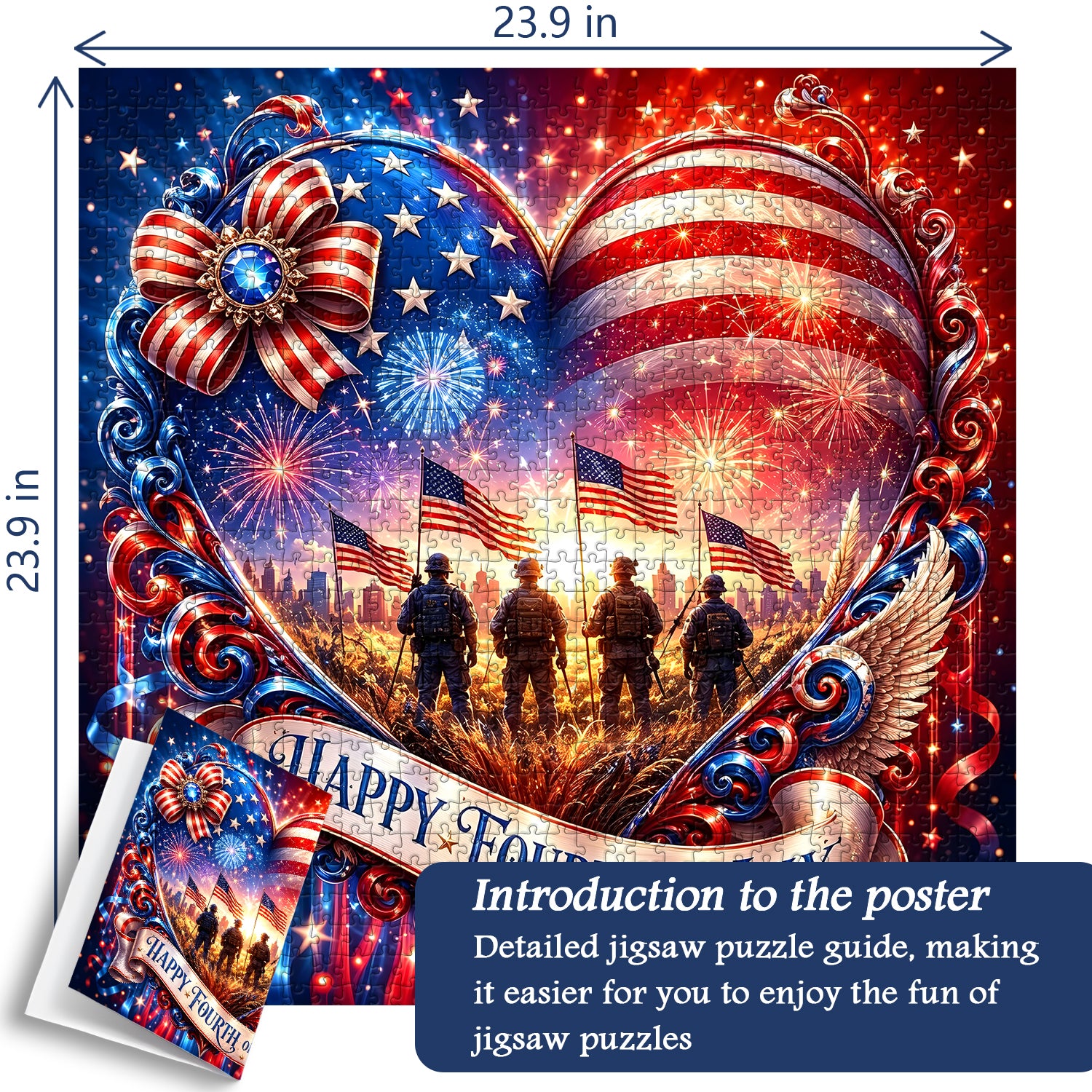 American Heart Jigsaw Puzzle 1000 Pieces