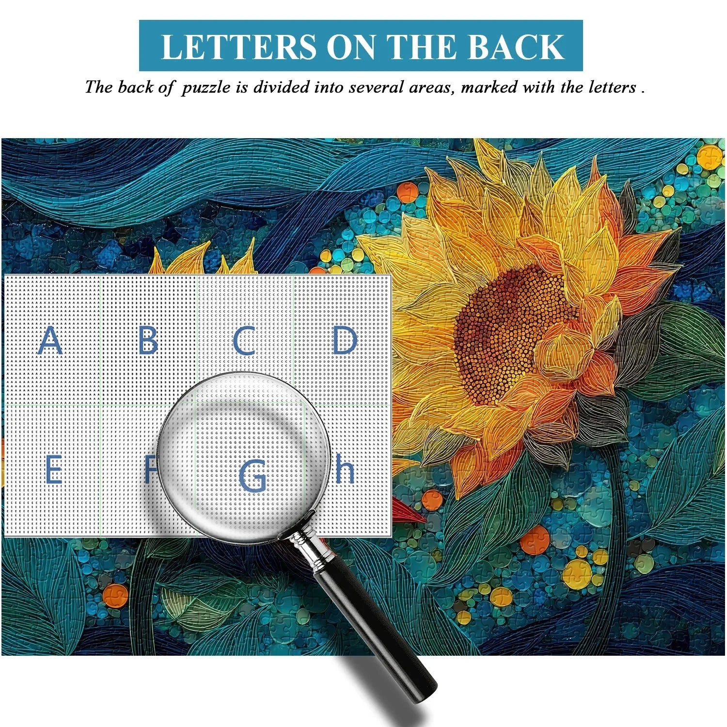 Goldene Sonnenblumen Puzzle 1000 Teile