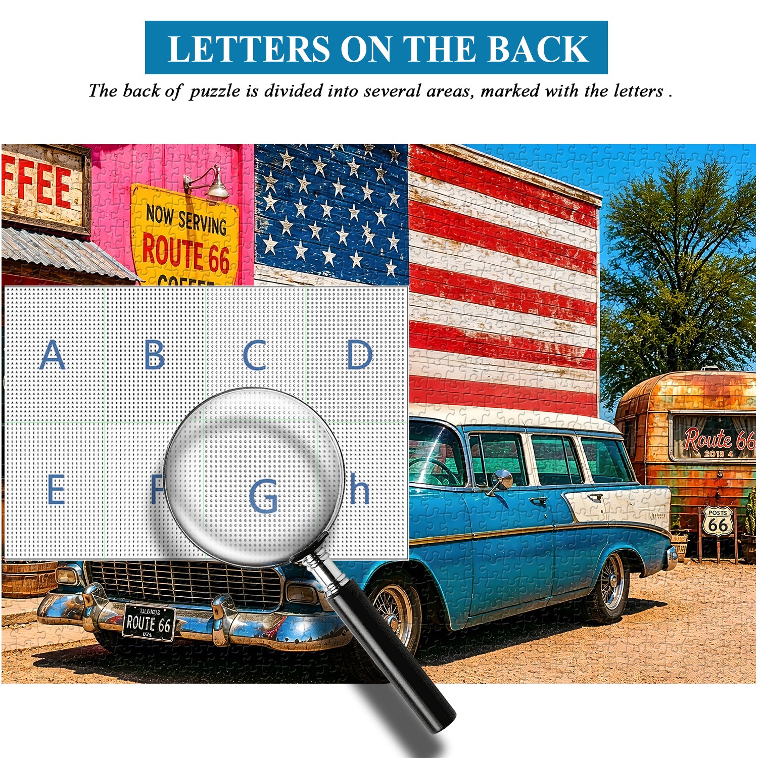 Route 66 Stop Jigsaw Puzzle 1000 Pieces
