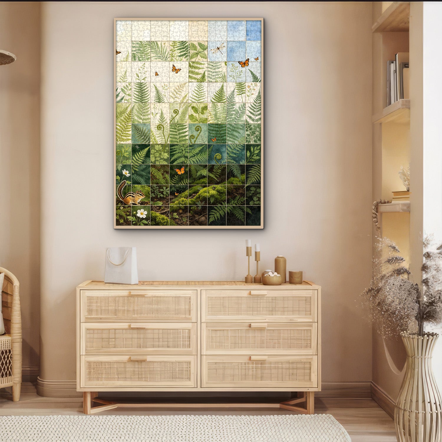 Fern Tapestry Jigsaw Puzzle 1000 Pieces