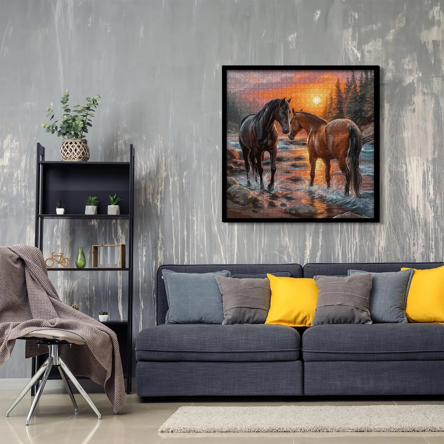 Sunset Gallop Puzzle Puzzle 1000 pièces