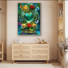 Crystal Heart Garden Jigsaw Puzzle 1000 Pieces