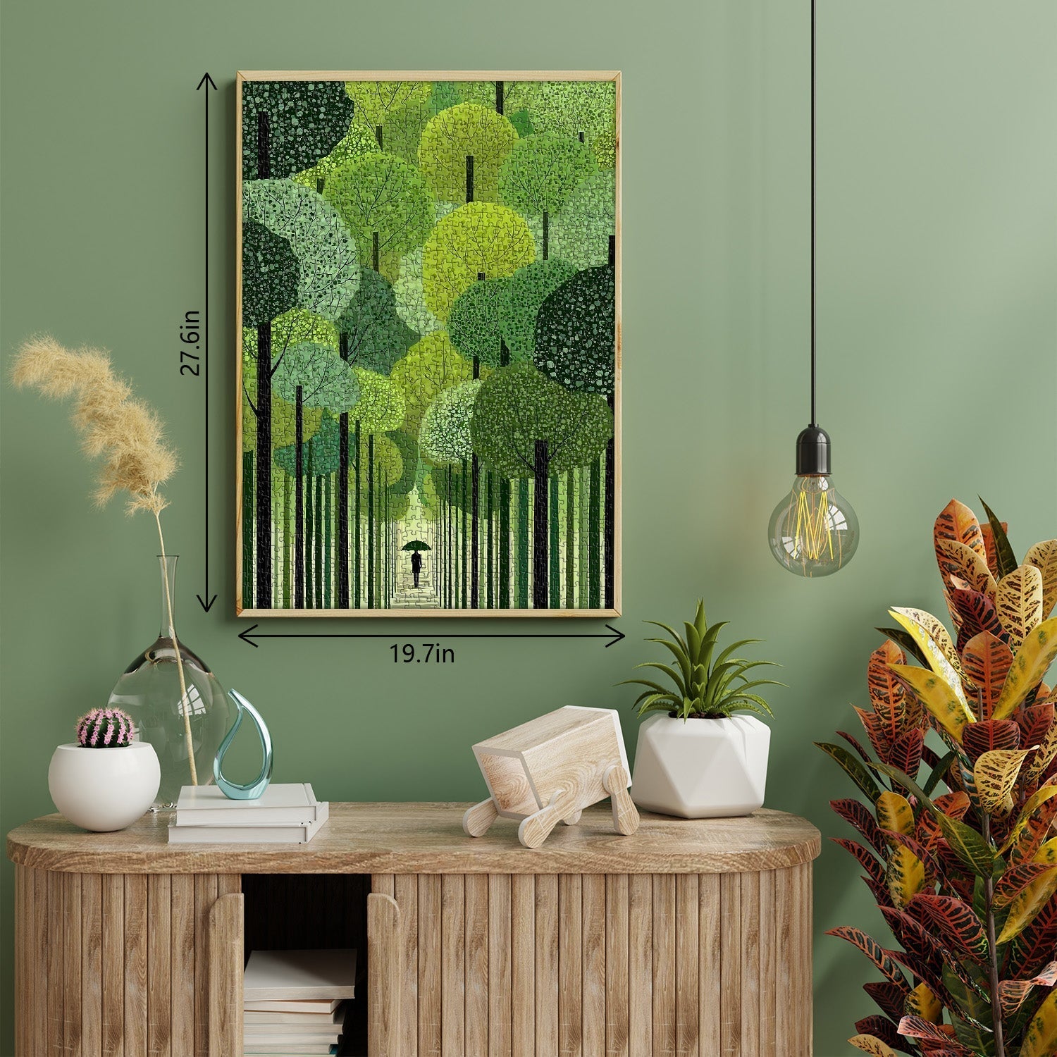 Verdant Path Jigsaw Puzzle 1000 Pieces