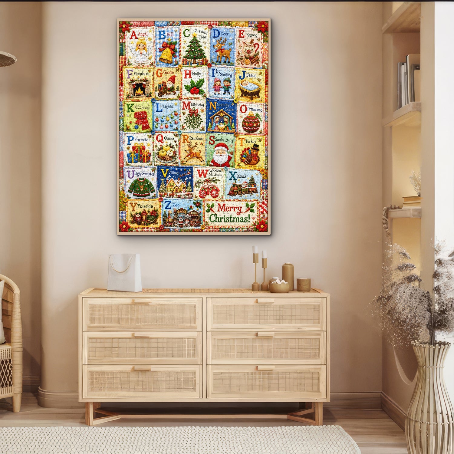 Christmas Letter Collection Jigsaw Puzzle 1000 Pieces