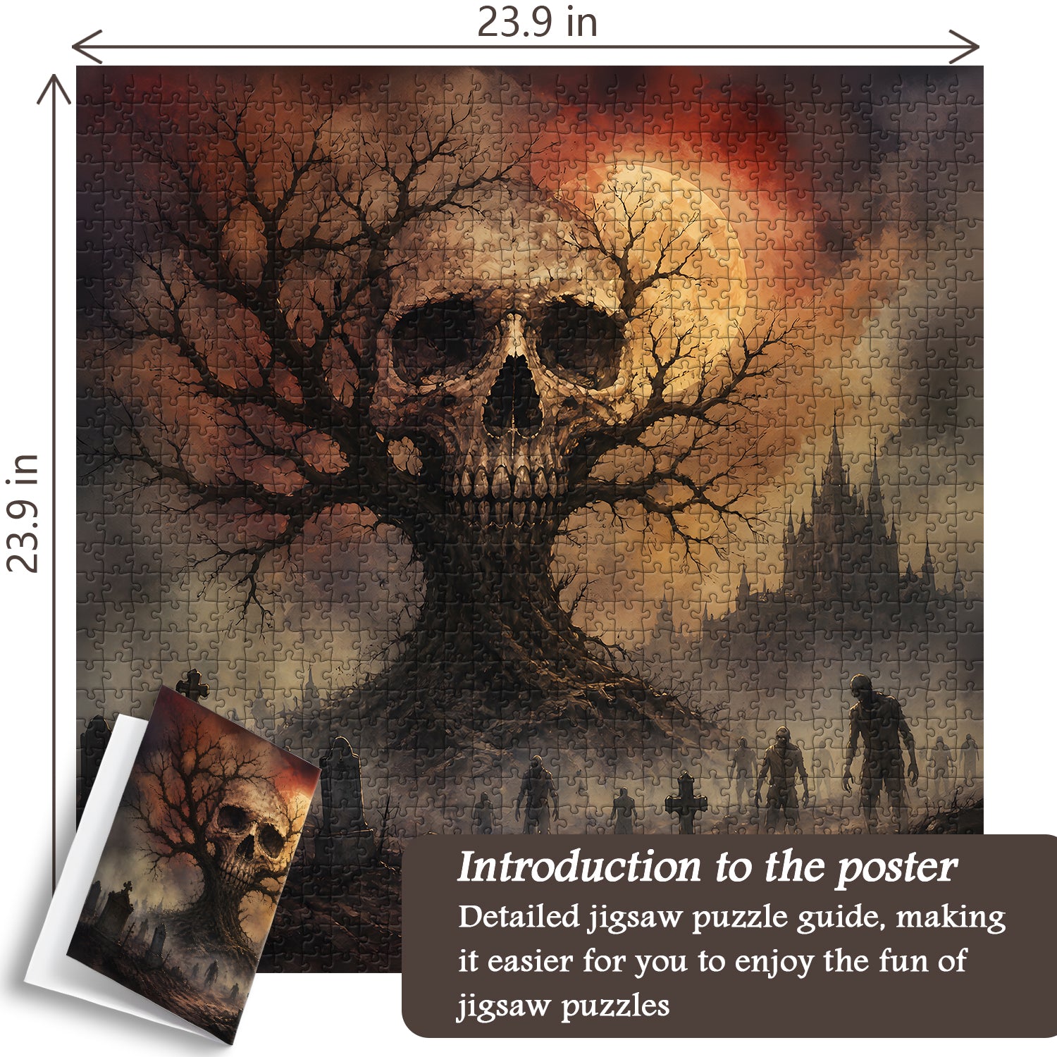 Puzzle Teschio Albero delle Anime 1000 pezzi