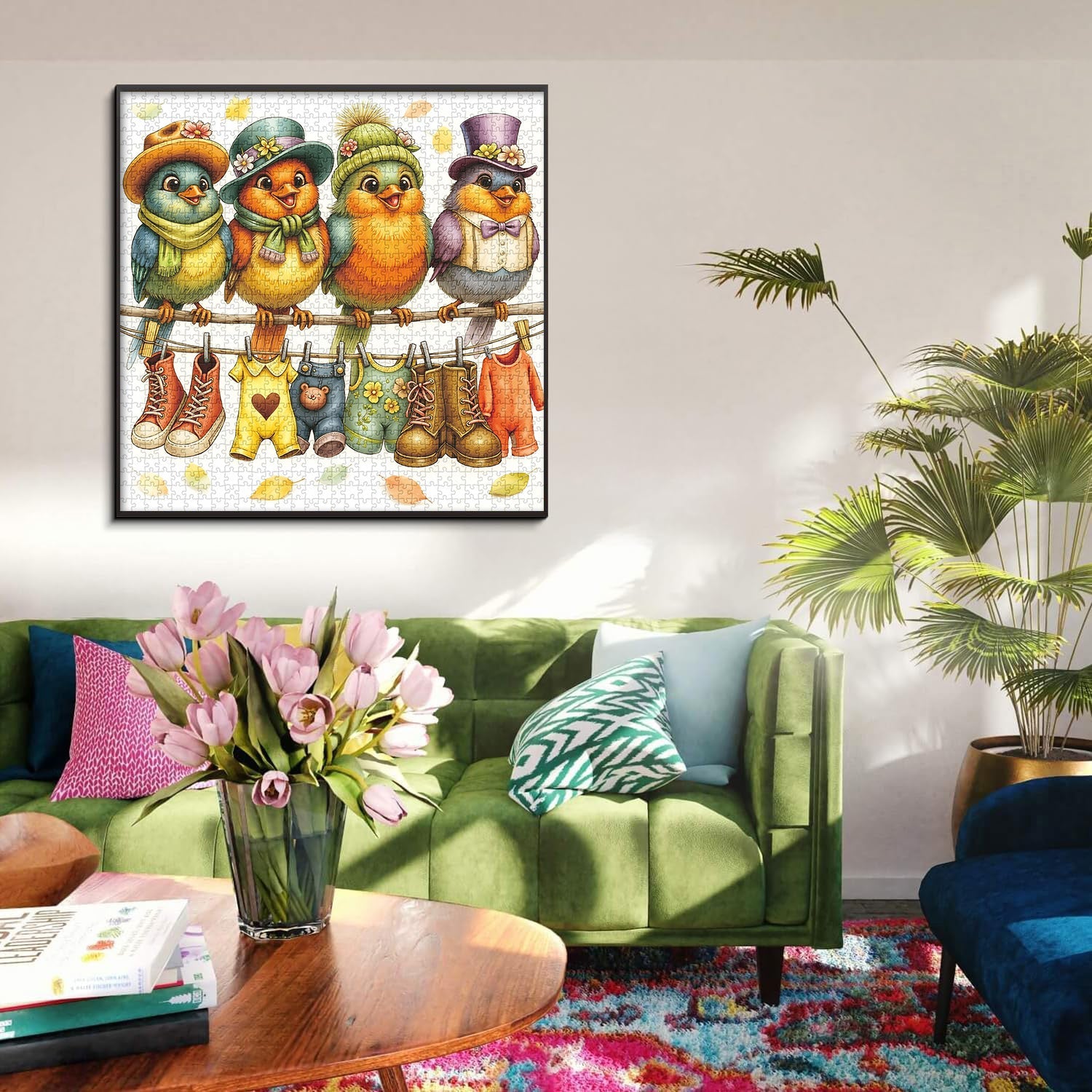 Bird Dress Up Day Jigsaw Puzzle 1000 Pieces