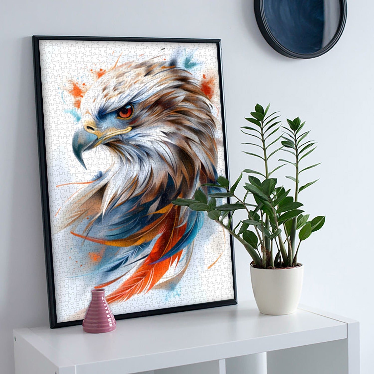 Puzzle Aigle Divin Aile Colorée 1000 Pièces