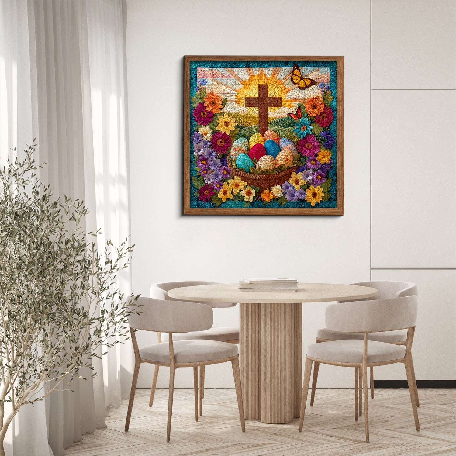 Easter Eggs & Cross Jigsaw Puzzle 1000 Pieces