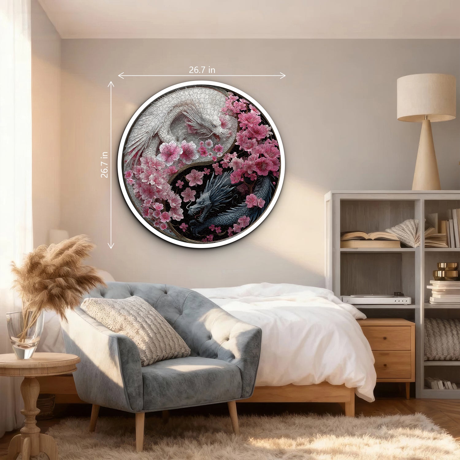 YinYang Dragons Jigsaw Puzzle 1000 Pieces