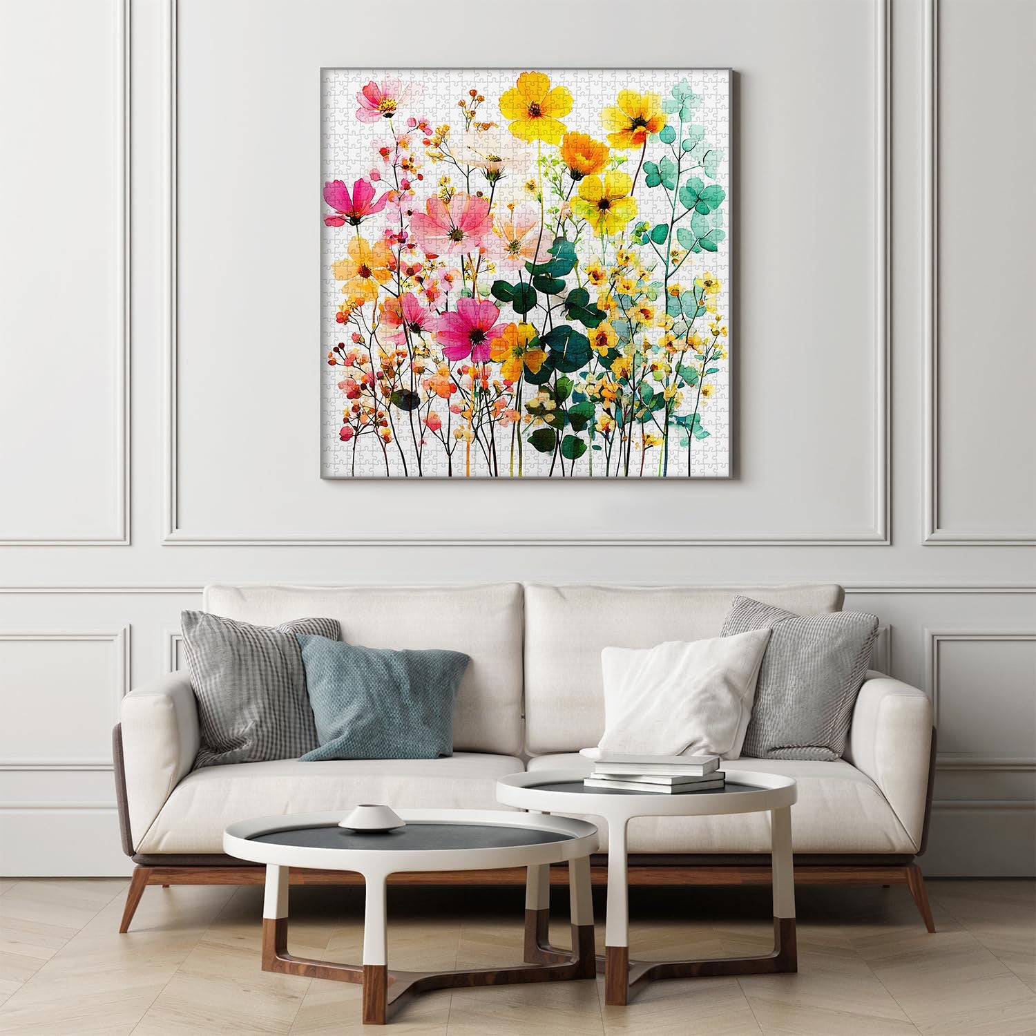 Pastel Wildflowers Jigsaw Puzzle 1000 Pieces