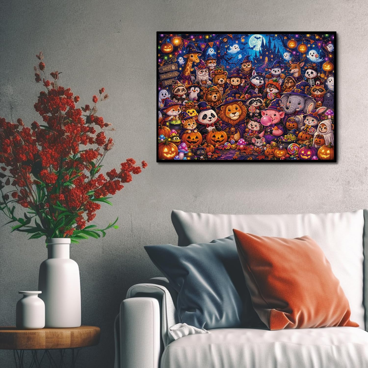 Animal Carnival Night Jigsaw Puzzle 1000 Pieces