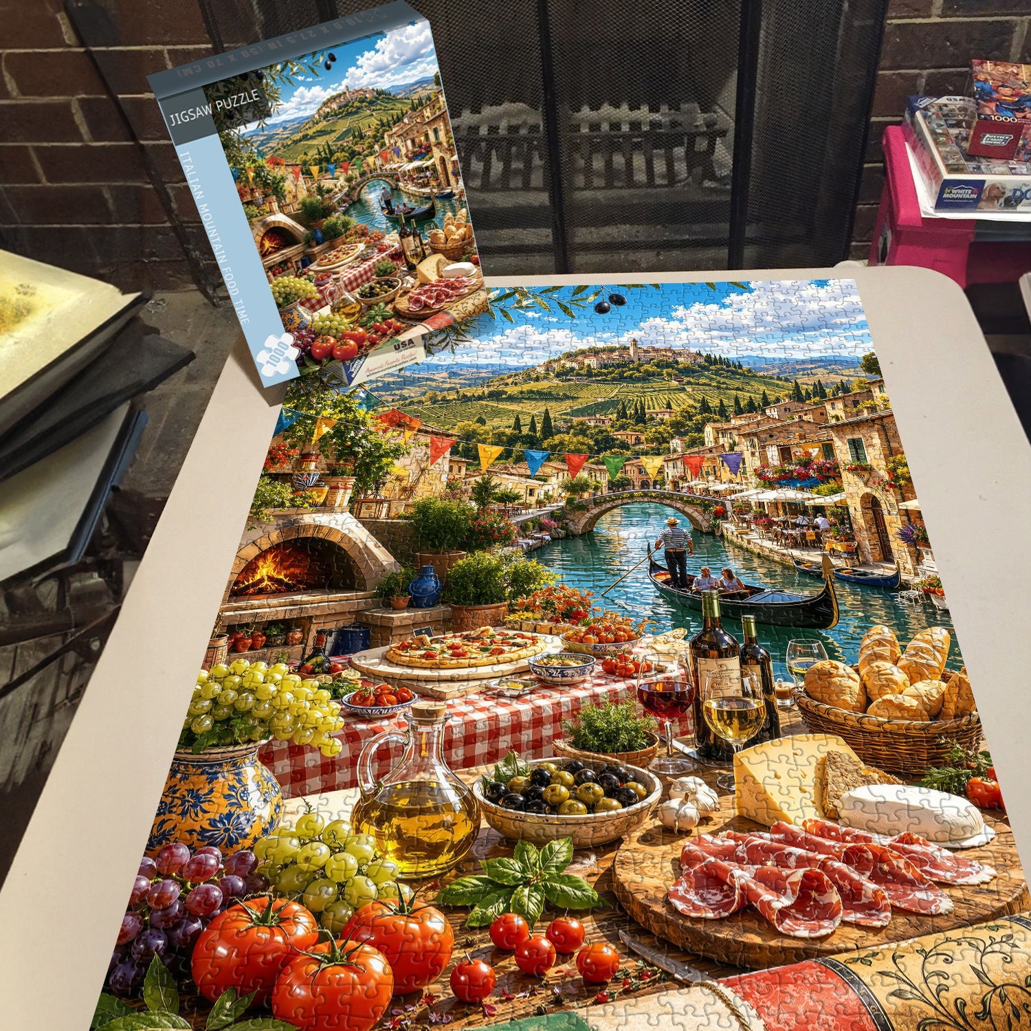 Puzzle Italiano Mountain Food Time 1000 Pezzi