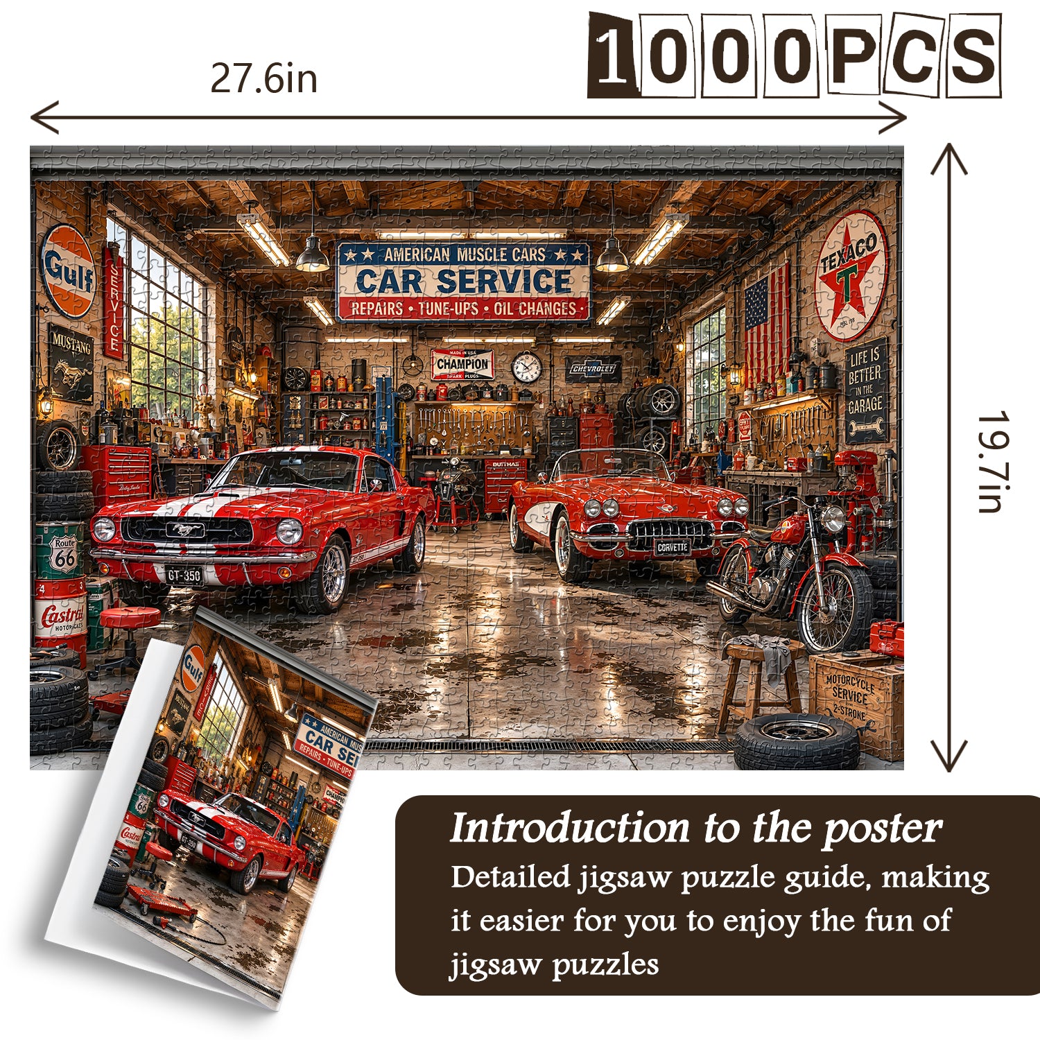 Puzzle American Dream Garage da 1000 pezzi