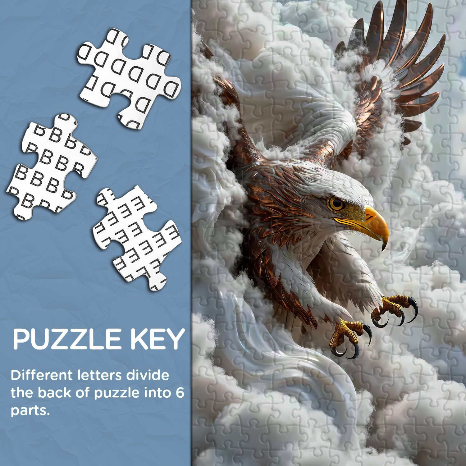 Soaring Beyond the Clouds Jigsaw Puzzle 1000 Pieces